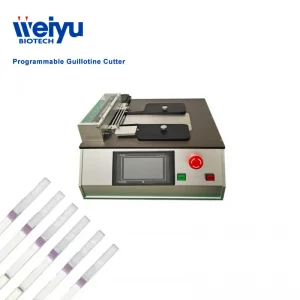 Equipment 4 lateral flow guillotine cutter zq600